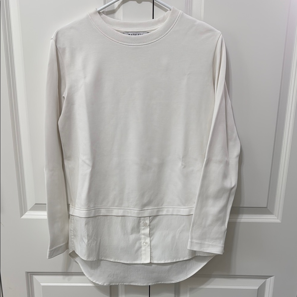 Athleta White Gallery Top 2.0, Size XS, Extra Small, XSmall, EUC!!!